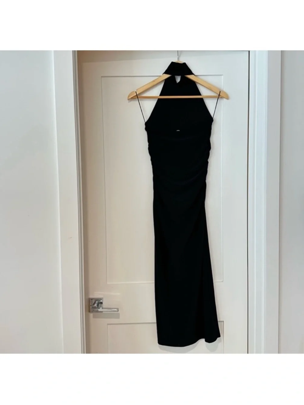 Aritzia smooth matter remedy halter dress black XS - Picture 4 of 6